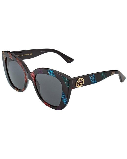 Gucci Multicolor GG0327S 003 Women's Sunglasses Black