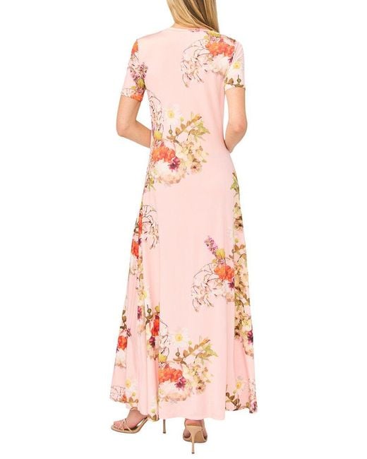 Ted Baker Pink Theresa T-Shirt Maxi Dress