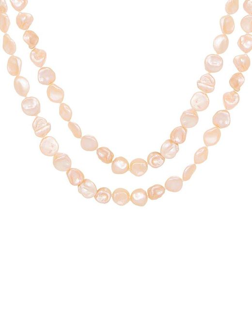 Splendid Multicolor 6-8mm Keshi Pearl Necklace
