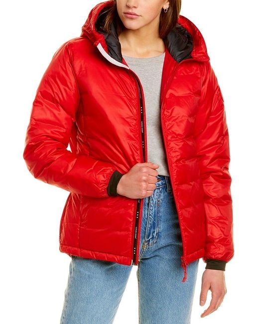 Canada Goose Camp Jacket in Red | Lyst