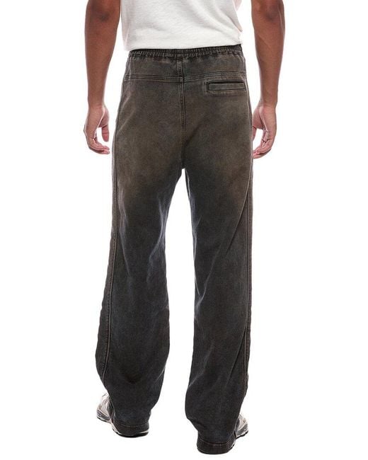 DIESEL Black D-Martians Pull-On Track Jean for men