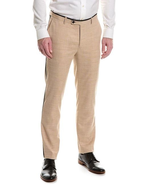 Paisley & Gray Natural Sloan Slim Fit Tux Pant for men