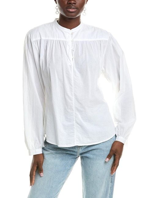 Officine Generale White Officine Generale Elisa Blouse