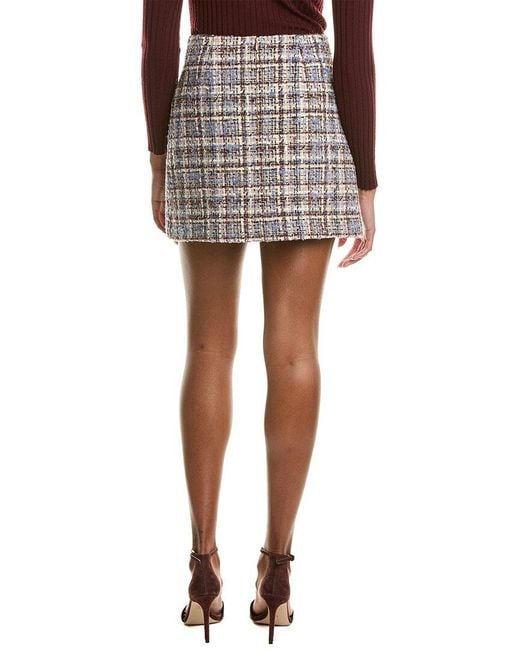 Ba&sh Black Wool-blend Mini Skirt