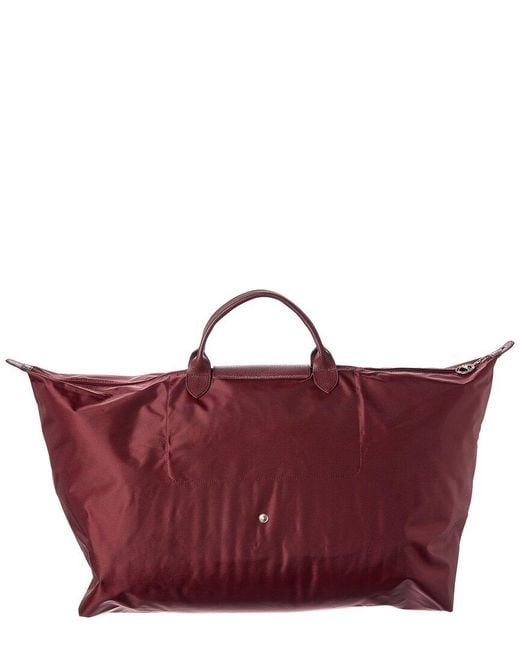 Longchamp Purple Le Pliage One Xl Travel Bag