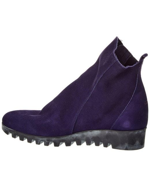 Arche Purple Lomage Suede Boot