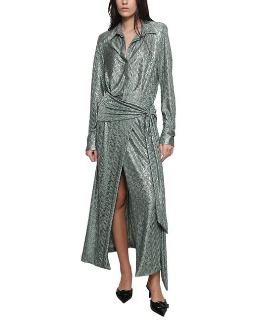 Sabina Musayev Green Carley Midi Dress