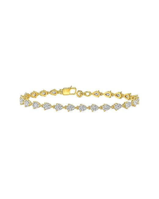 Lab Grown Diamonds White 14K 3.68 Ct. Tw. Lab-Grown Diamond Tennis Bracelet