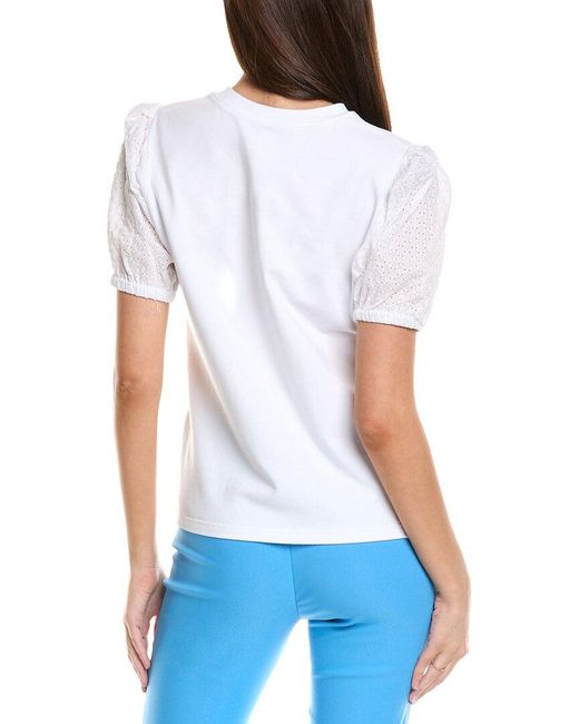 Sara Campbell White Robin Top
