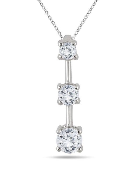 Monary White 14k 0.96 Ct. Tw. Diamond Necklace