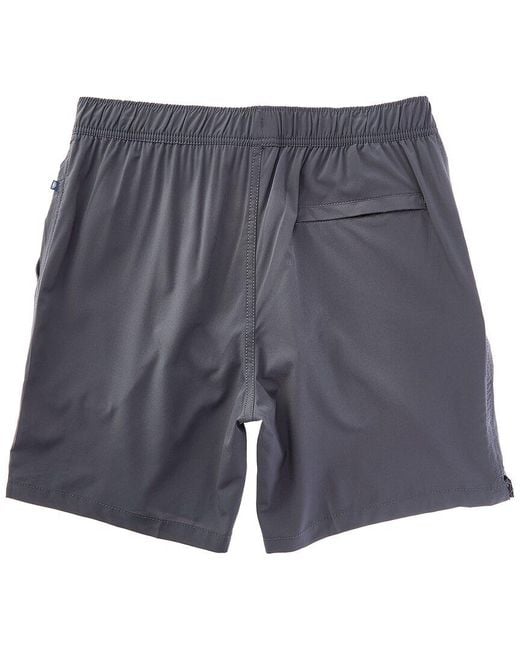Vintage Summer Gray Performance Walk Short for men