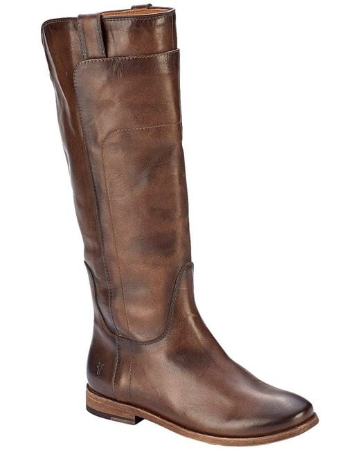 Frye Brown Paige Leather Boot