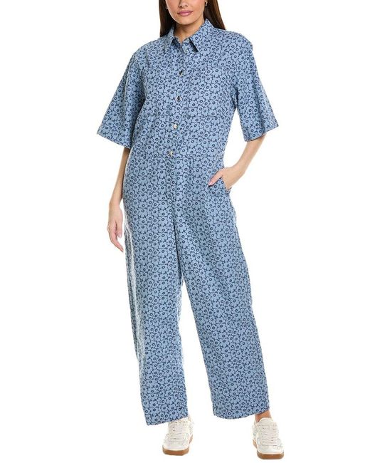 Marimekko Red Kukkein Unikko Jumpsuit