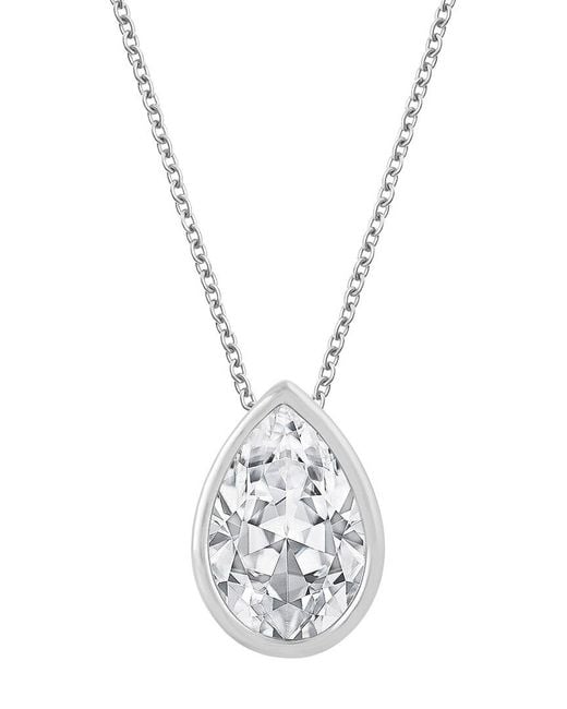 Lab Grown Diamonds White 14k 1.50 Ct. Tw. Lab Grown Diamond Solitaire Pendant