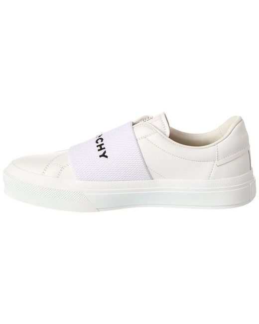 Givenchy White City Sport Leather Sneaker for men