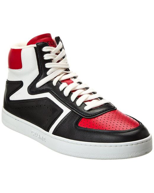 Céline Red Z Leather High-top Sneaker for men