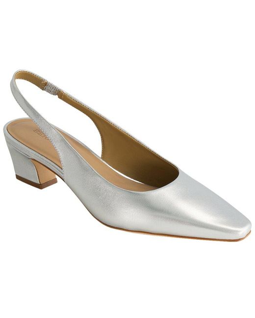 Bernardo Metallic Ariella Leather Pump