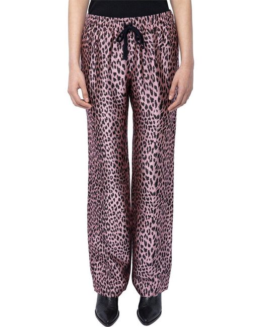 Zadig & Voltaire Red Pomy Jac Leo Pant