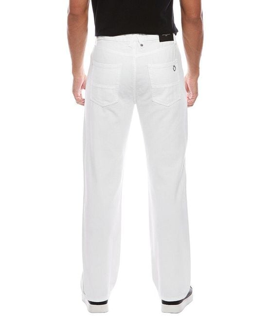 Karl Lagerfeld White Straight Jean for men