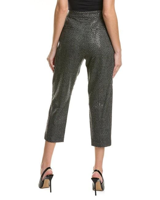 Brunello Cucinelli Black Sequin Wool & Cashmere-blend Pant