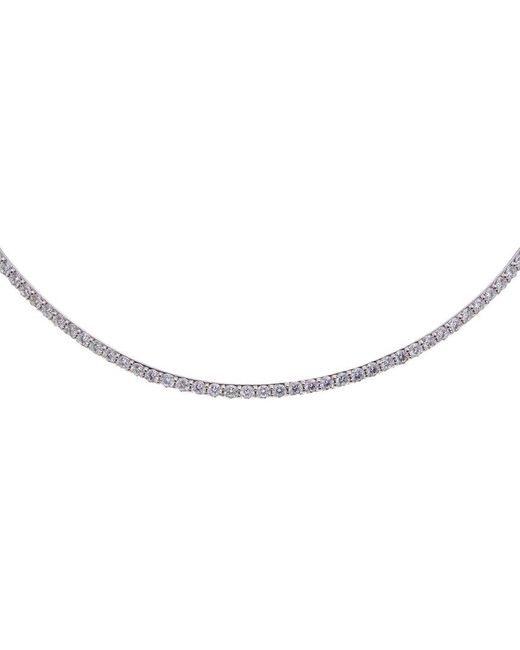 Lana Jewelry White 14K 1.99 Ct. Tw. Diamond Bar Choker Necklace