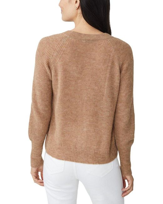 J.McLaughlin White Ishita Alpaca & Wool-Blend Sweater