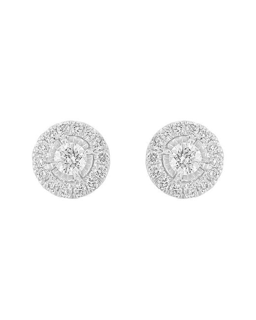 Effy Fine Jewelry White 14K 0.46 Ct. Tw. Diamond Earrings