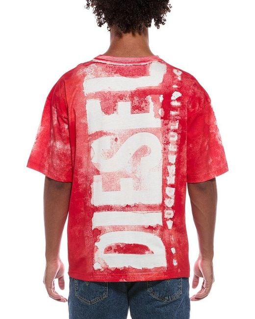DIESEL Red T-Shirt for men