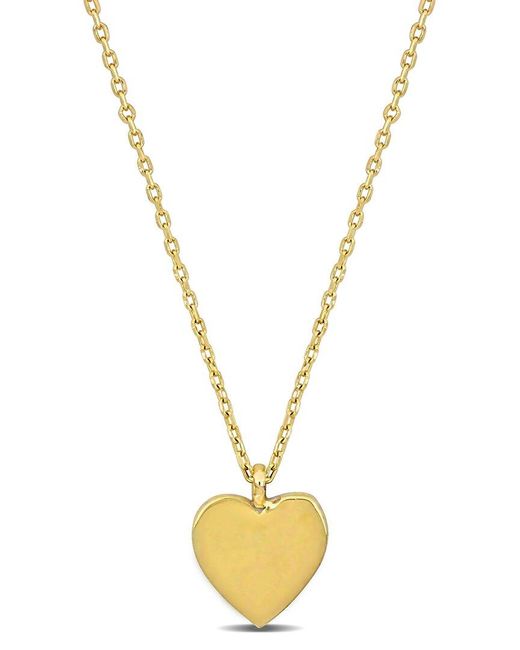 Rina Limor Metallic 14k Heart Necklace