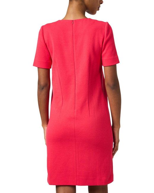 Amina Rubinacci Red Luca Shift Dress
