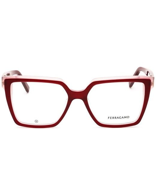 Ferragamo Brown 54Mm Optical Frames