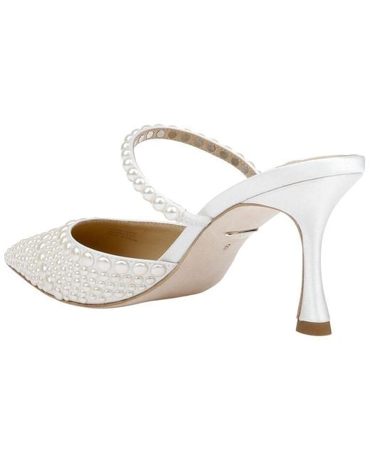 Badgley Mischka White Duchess Pump