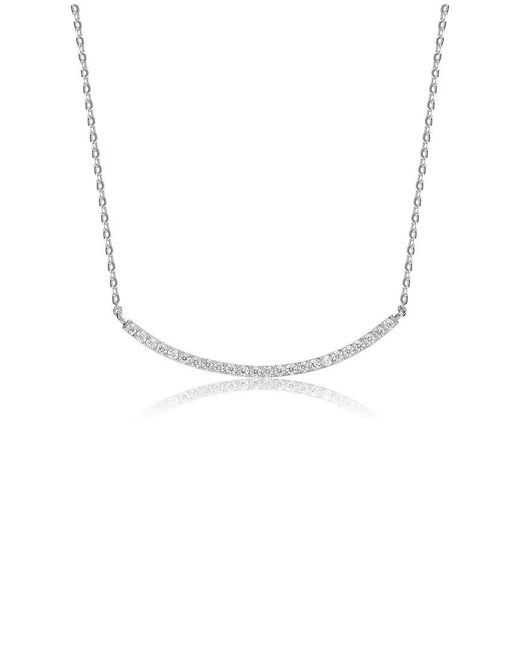 genevive silver necklace