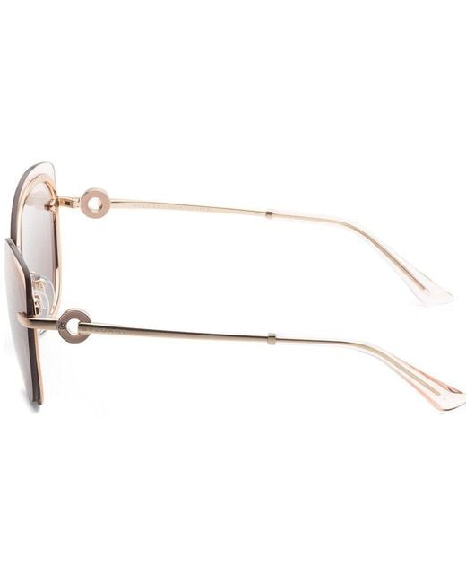 BVLGARI Metallic 60Mm Sunglasses