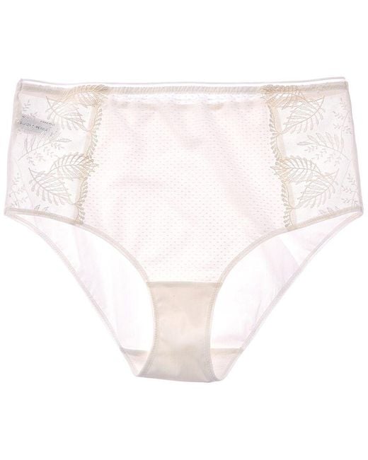 Simone Perele White Simone Perele Bloom Retro Brief