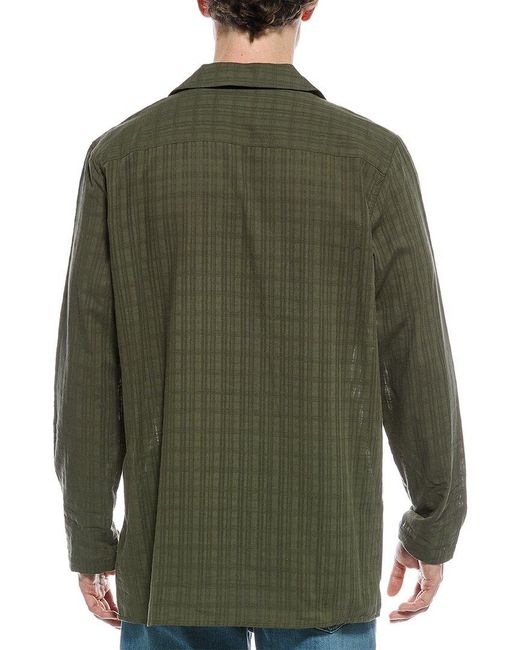 Scotch & Soda Green Regular Fit Shirt for men