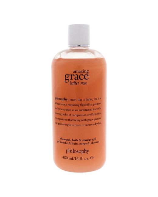 Philosophy Orange 16Oz Amazing Grace Ballet Rose Shampoo Bath & Shower Gel