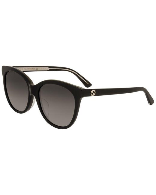 Gucci Black GG0081SK 56mm Sunglasses