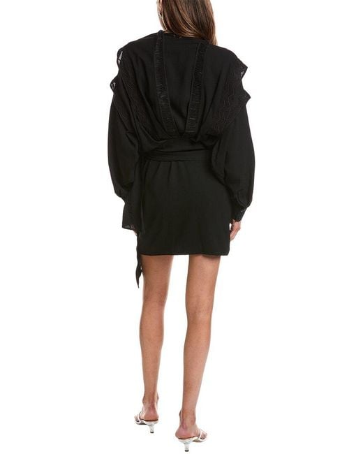 IRO Black Elyn Mini Dress