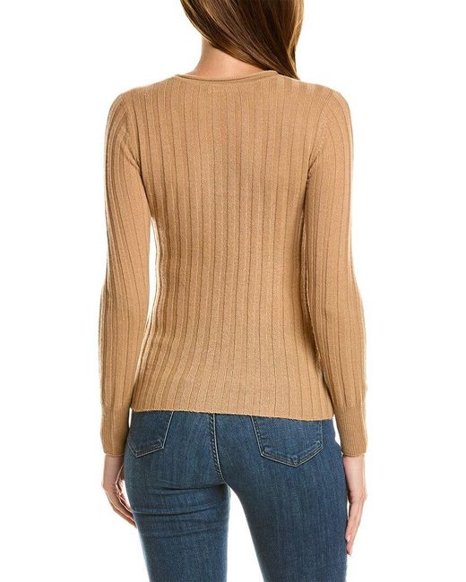Hannah Rose Blue Blair Wool & Cashmere-blend Sweater