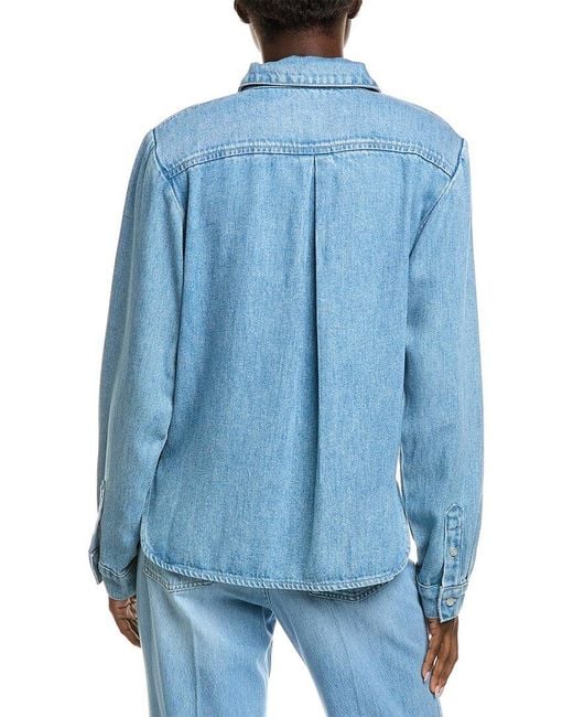 7 For All Mankind Blue Dina Shirt