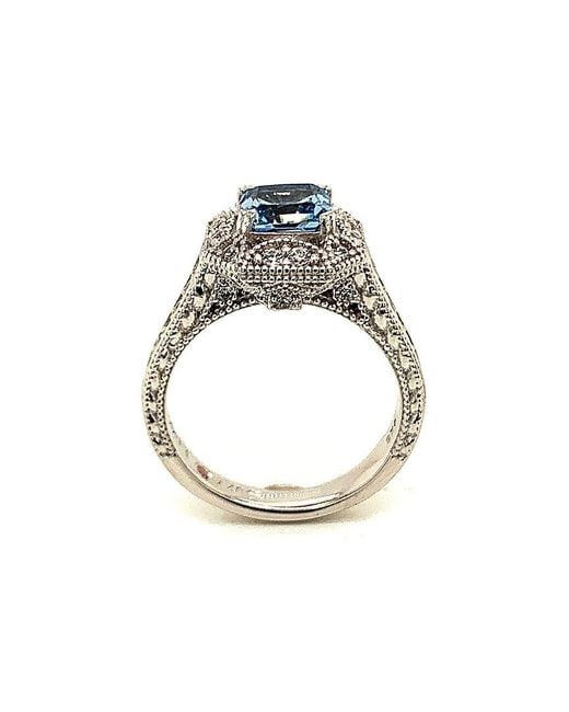 Suzy Levian CZ Jewelry White Suzy Levian Silver Cz Ring