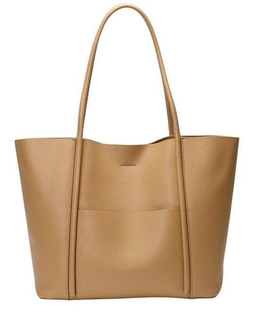 Adele Berto Brown Leather Tote