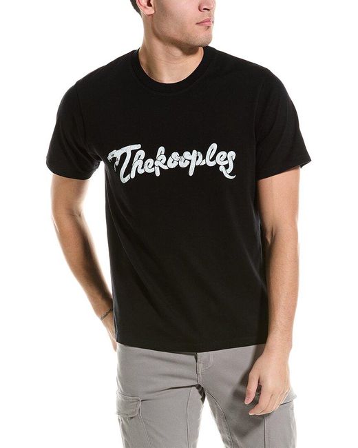 The Kooples Black Graphic T-shirt for men