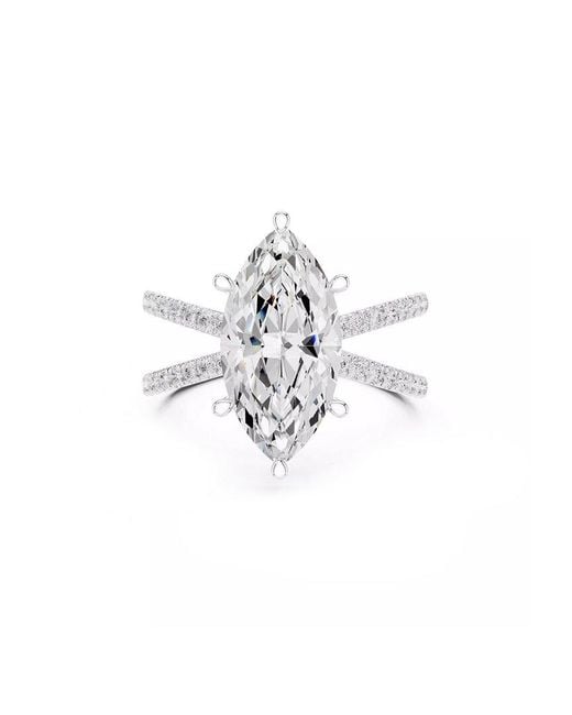 Lab Grown Diamonds White 14K 4.00 Ct. Tw. Lab-Grown Diamond Ring