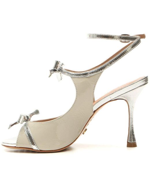 Vicenza White Rennes Leather Sandal