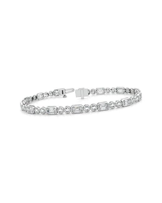 Lab Grown Diamonds White 14K 5.64 Ct. Tw. Lab-Grown Diamond Tennis Bracelet