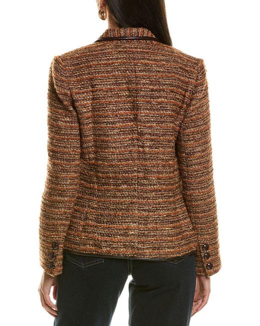 FLORA BEA NYC Brown Fallon Wool-Blend Coat