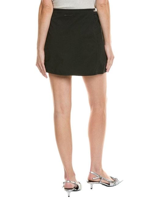 Helmut Lang Black Field Mini Skirt