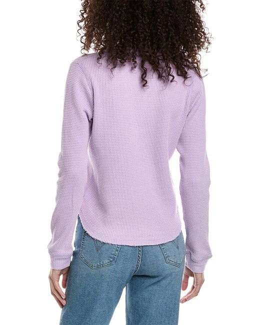 AIDEN Purple V-neck Sweater